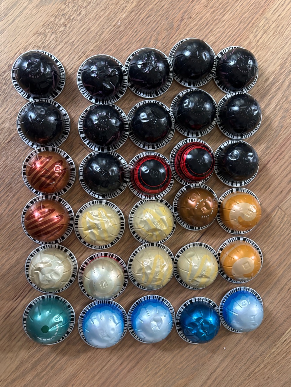 Bundle of 30 Nespresso assorted pods